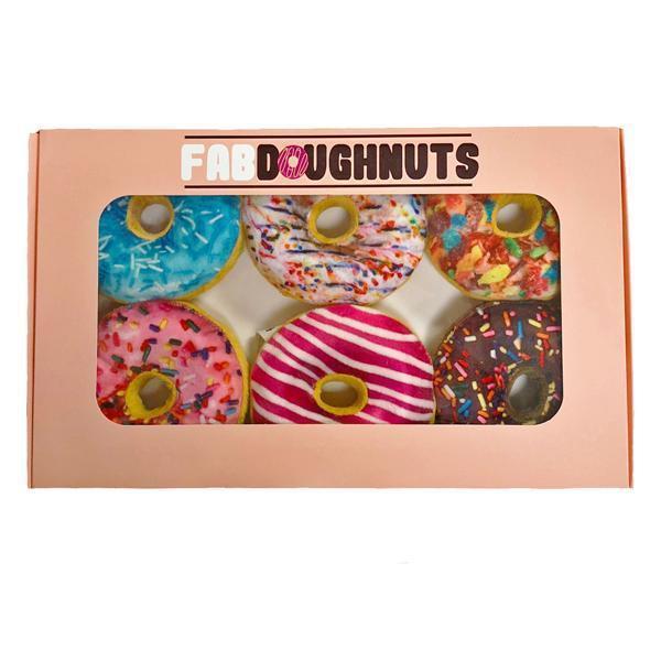 Fabdog | Box of 6 Donuts - Dog Toy-Fabdog-Love My Hound