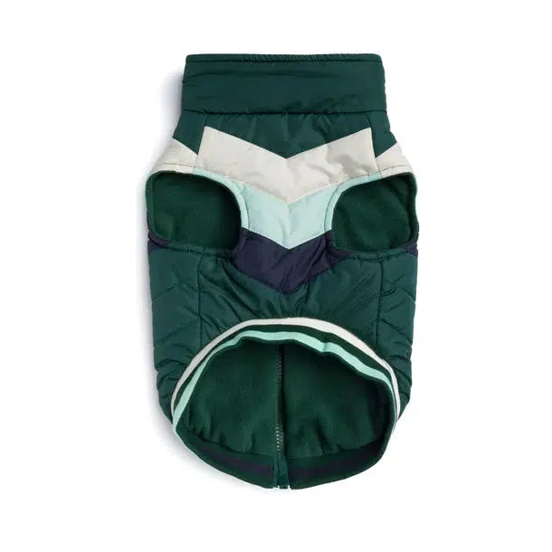 Fabdog | Green Chevron Dog Coat-Fabdog-Love My Hound