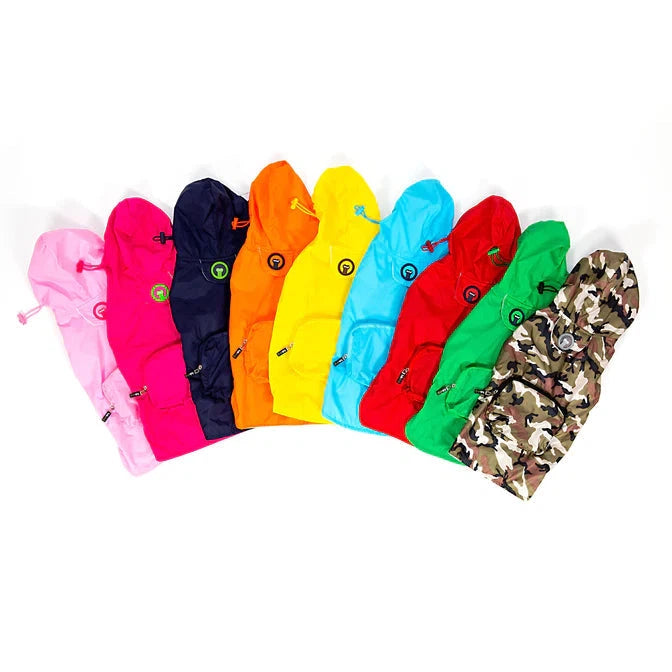 Fabdog | Hot Pink Packaway Dog Raincoat-Fabdog-Love My Hound