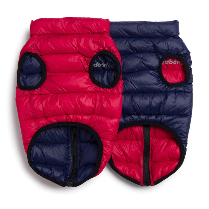 Fabdog | Pack N' Go Reversible Puffer Red/Navy-Fabdog-Love My Hound
