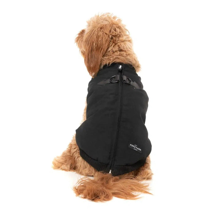 FuzzYard | East MacGyver Dog Harness Jacket - Black-FuzzYard-Love My Hound
