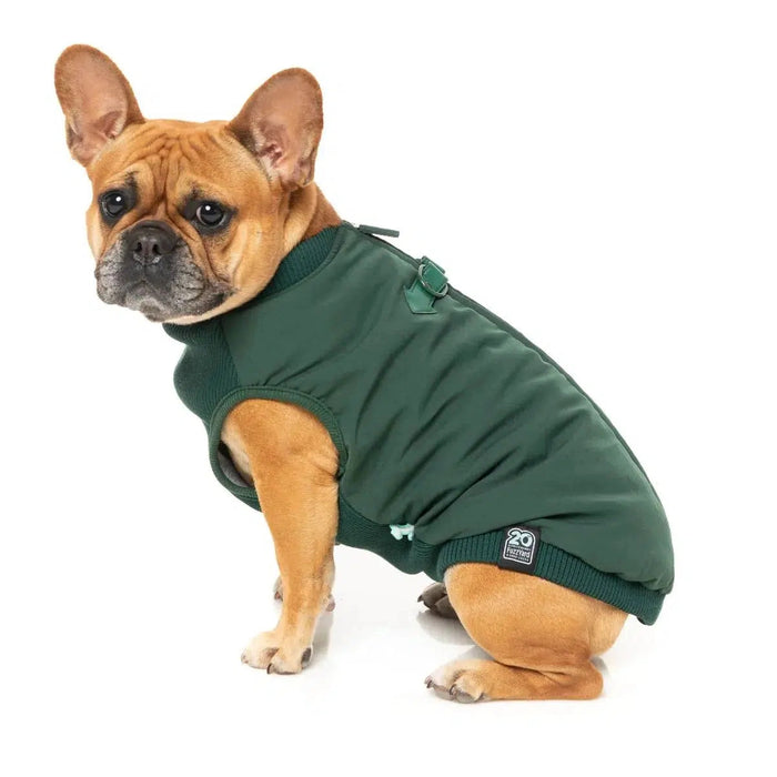 FuzzYard | East MacGyver Dog Harness Jacket - Green-FuzzYard-Love My Hound