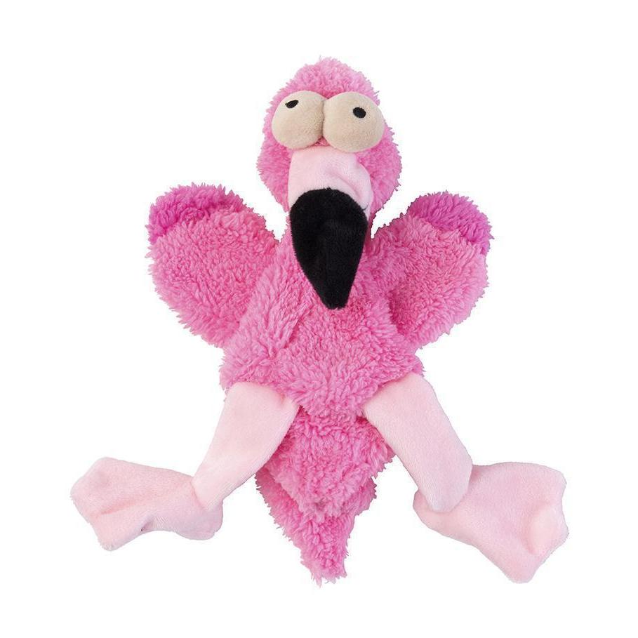 FuzzYard | Flat Out Flo the Flamingo - Plush Dog Toy-FuzzYard-Love My Hound