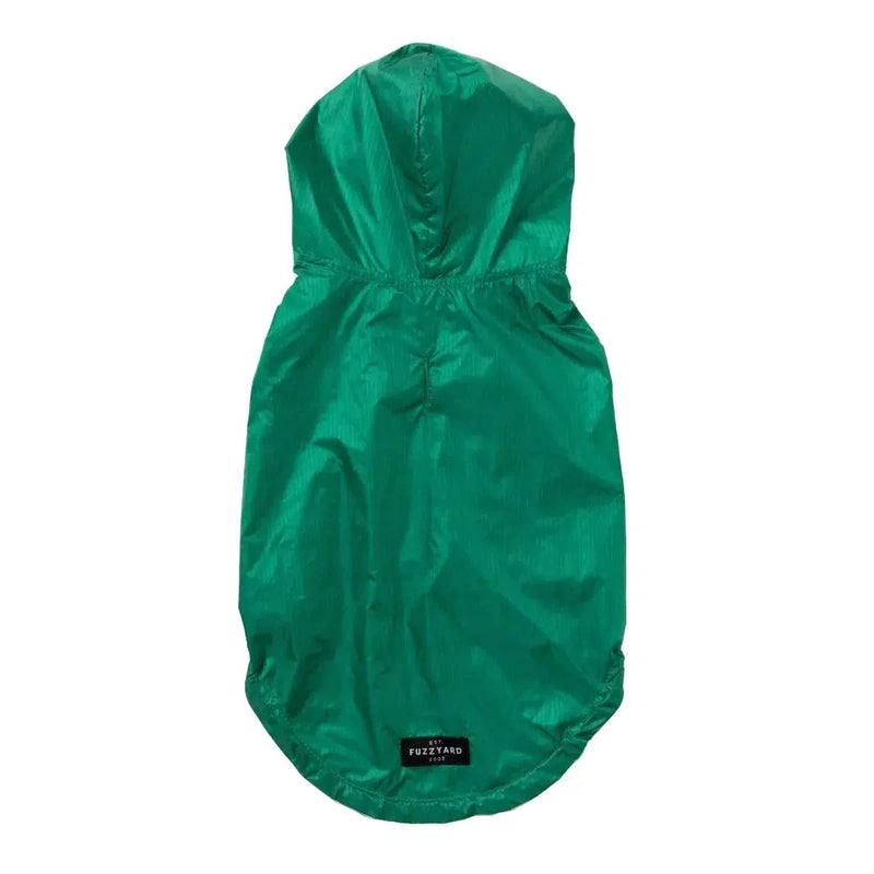 FuzzYard | Flipside Raincoat- Green/Beige-FuzzYard-Love My Hound
