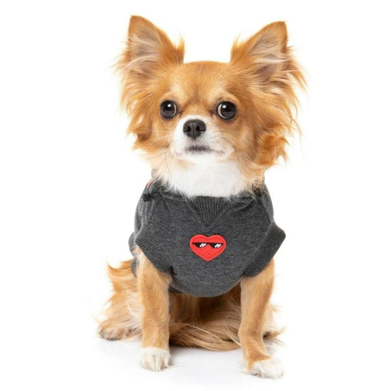 FuzzYard | Heartbreaker Hoodie - Grey-FuzzYard-Love My Hound