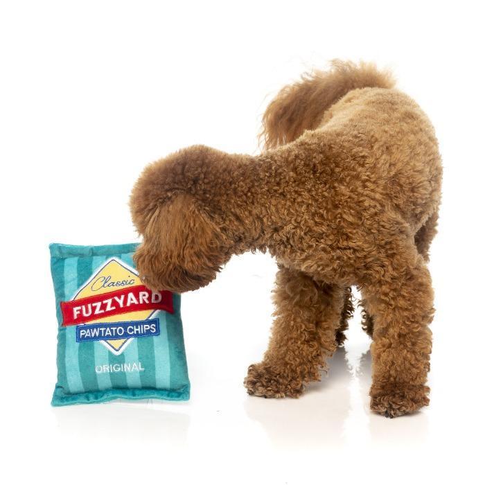 FuzzYard | Pawtato Chips - Crisps Plush Dog Toy-FuzzYard-Love My Hound