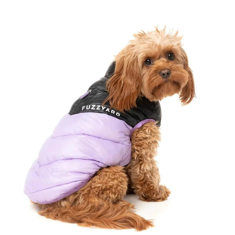 FuzzYard | South Harlem Dog Puffer Jacket - Lilac-FuzzYard-Love My Hound