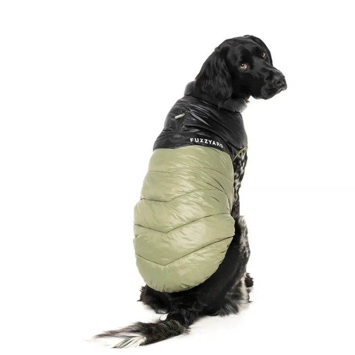 FuzzYard | South Harlem Dog Puffer Jacket - Olive-FuzzYard-Love My Hound