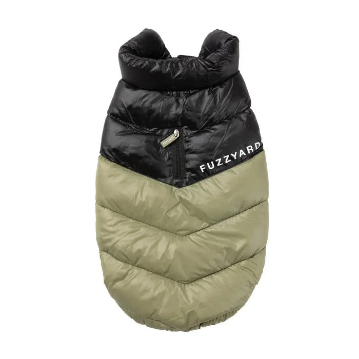 FuzzYard | South Harlem Dog Puffer Jacket - Olive-FuzzYard-Love My Hound
