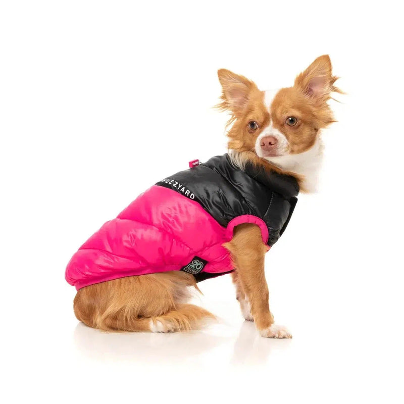 FuzzYard | South Harlem Dog Puffer Jacket - Pink-FuzzYard-Love My Hound