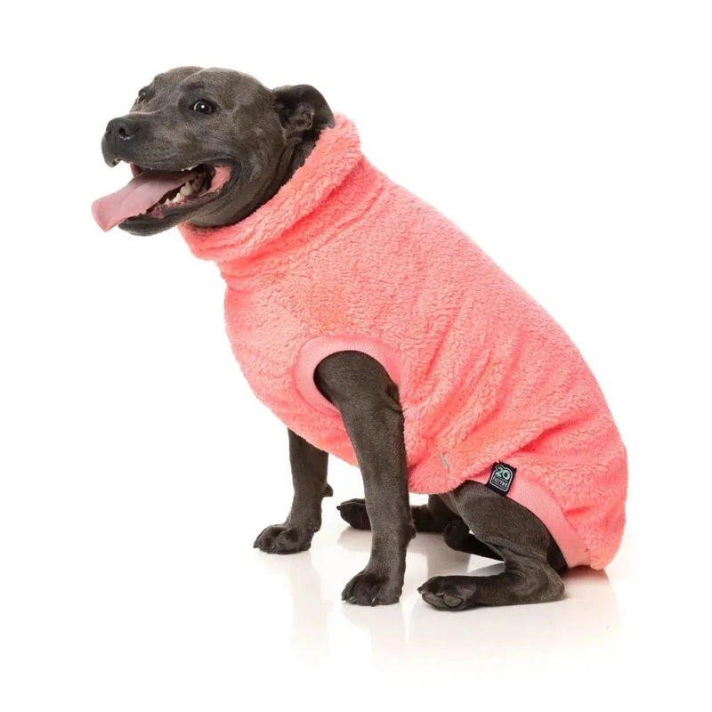 FuzzYard | Turtle Teddy Sweater - Peach-FuzzYard-Love My Hound