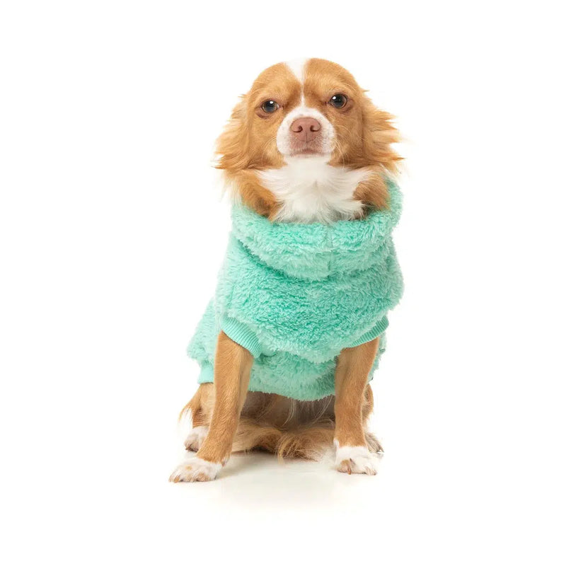 FuzzYard | Turtle Teddy Sweater - Teal-FuzzYard-Love My Hound