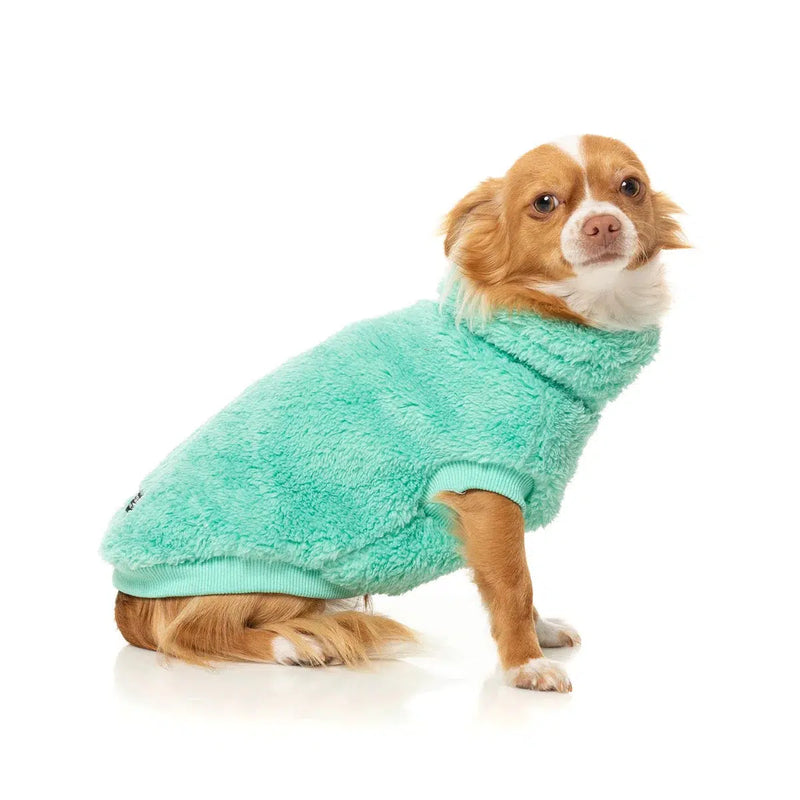 FuzzYard | Turtle Teddy Sweater - Teal-FuzzYard-Love My Hound