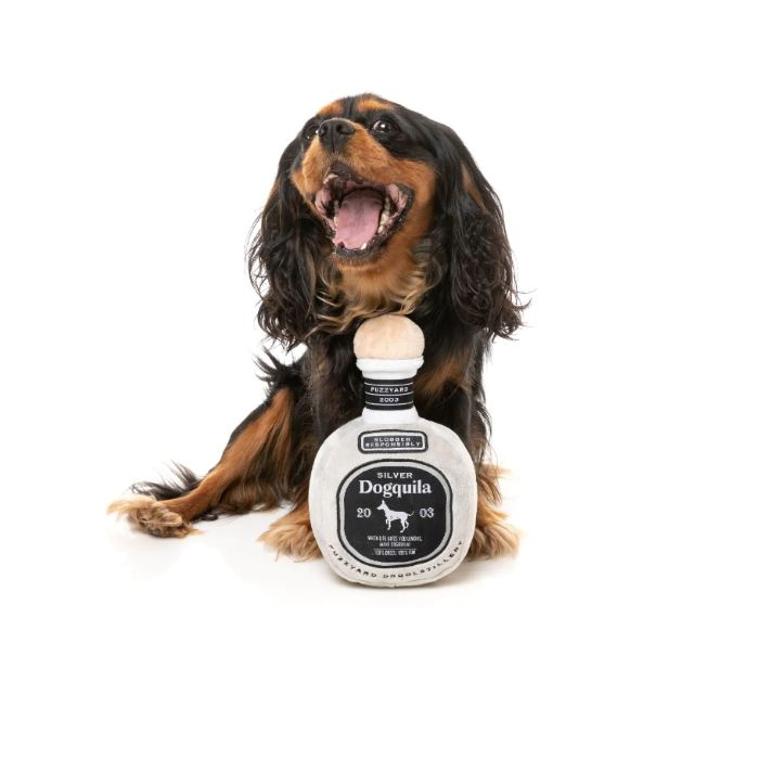 Fuzzyard | Silver Dogquila - Plush Dog Toy-FuzzYard-Love My Hound