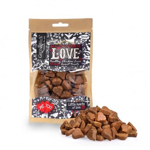 Green & Wilds - All You Need Is 'LOVE' Dog Treats - 100g
