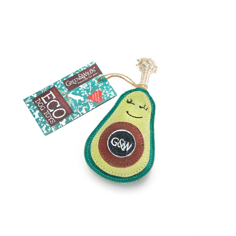 Green & Wilds - Eco Dog Toy - Audrey the Avacado