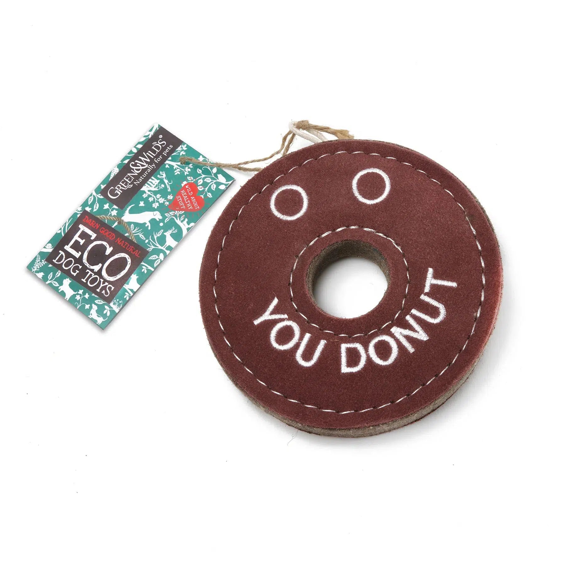 Green & Wilds | Eco Dog Toy - Derrick the Donut-Green & Wilds-Love My Hound