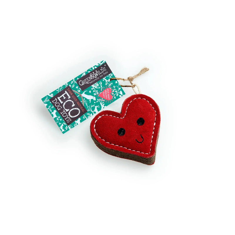 Green & Wilds | Trudy Truelove, Heart Shape Eco Toy-Green & Wilds-Love My Hound