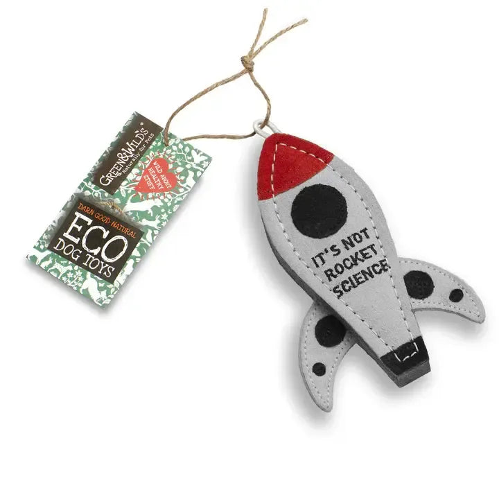 Green & Wilds | t's not Rocket Science, Eco Dog Toy