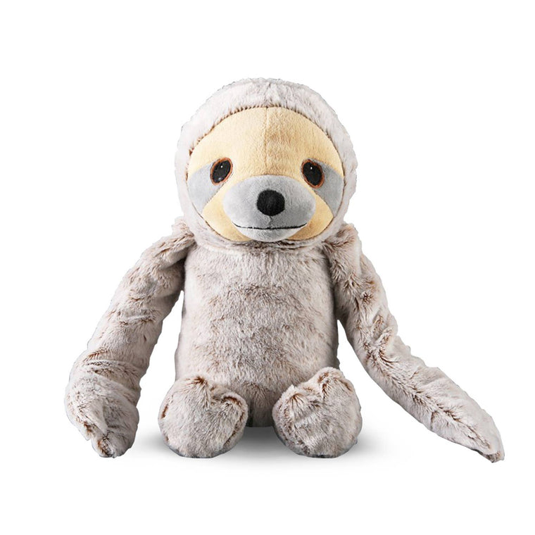 Nandog | Grey Sloth - Plush Dog Toy