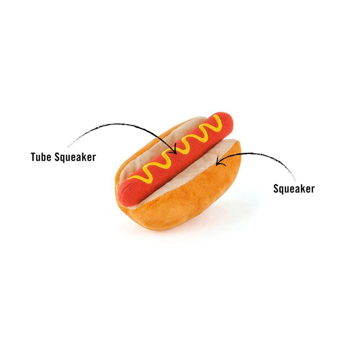 P.L.A.Y - American Classics - Hot Dog - Plush Dog Toy-P.L.A.Y-Love My Hound