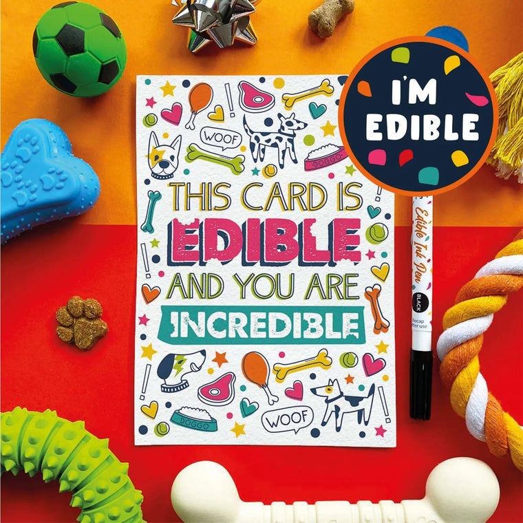 Scoff Paper - You Are Incredible - Edible Birthday Card