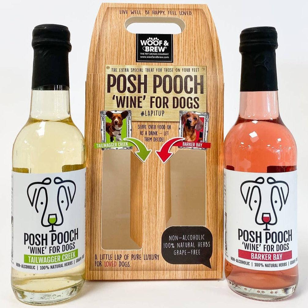 WOOF&BREW | Posh Pooch - Dog Wine Treat Duo Pack-WOOF&BREW LTD-Love My Hound