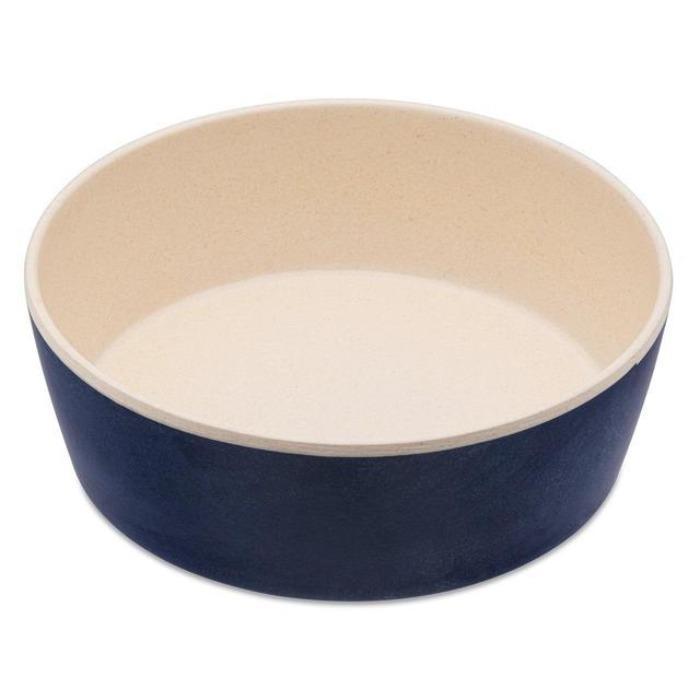 Beco - Bamboo Printed Dog Bowl - Midnight Blue