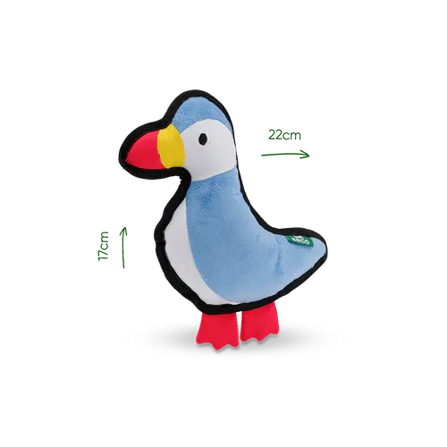 Beco - Recycled Rough & Tough - Paloma the Puffin Dog Toy-Beco-Love My Hound