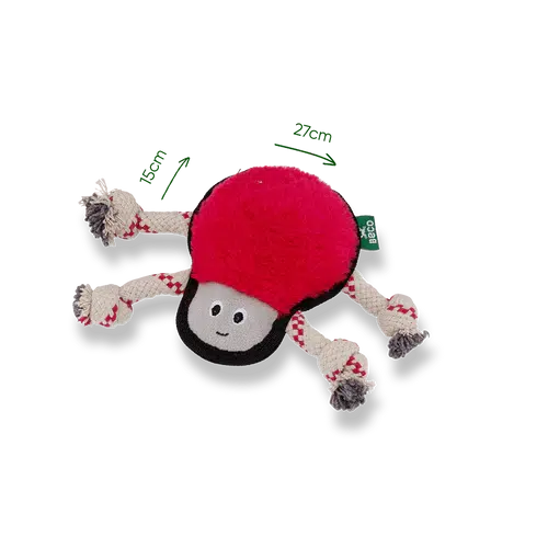 Beco - Recycled Rough & Tough - Steve the Spider Dog Toy-Beco-Love My Hound
