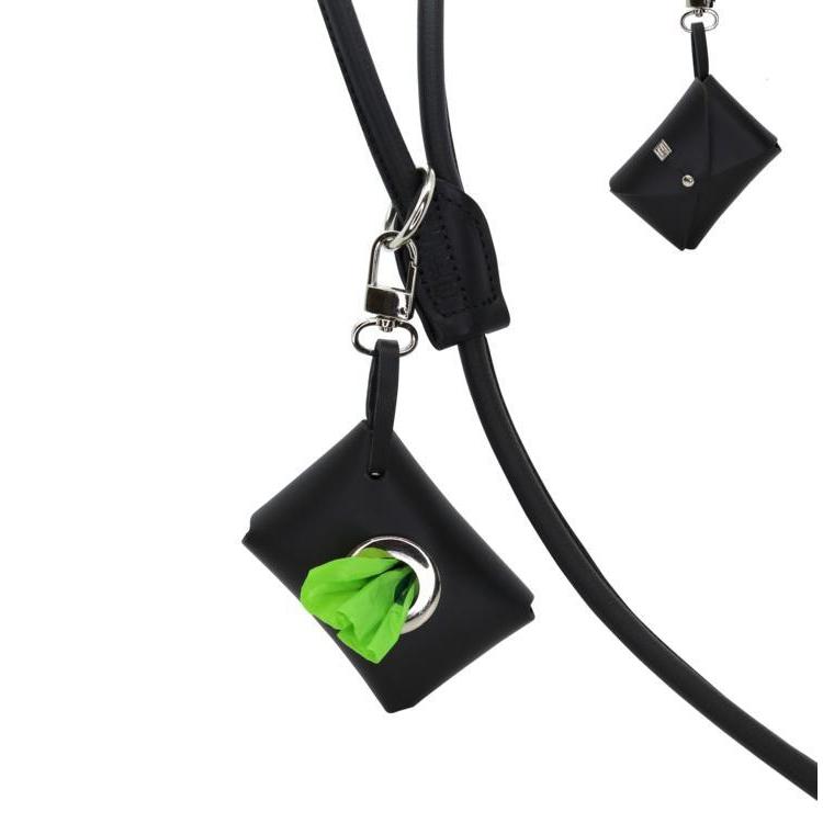 Dogs & Horses - Poosh - Luxury Poop Bag Holder - Black-Dogs & Horses-Love My Hound