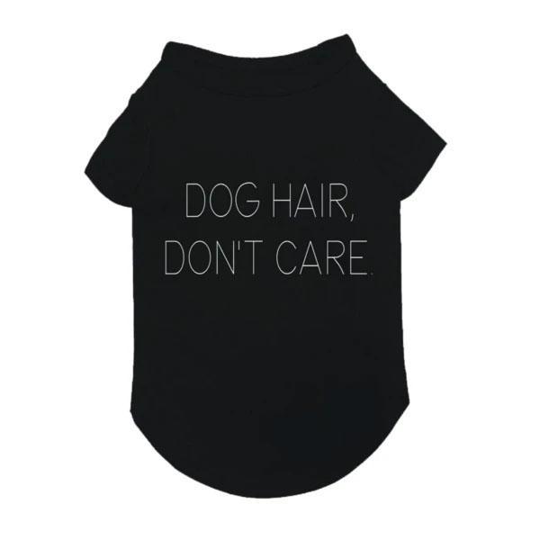 Fabdog - Dog Hair, Don't Care Dog T-Shirt-Fabdog-Love My Hound