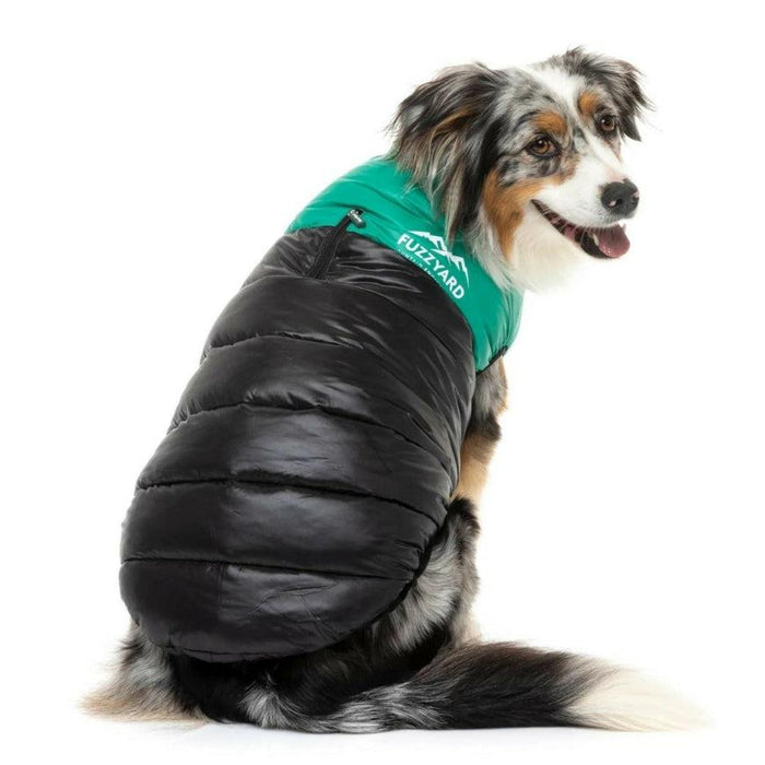 FuzzYard | East Harlem Dog Puffer Jacket - Green-FuzzYard-Love My Hound