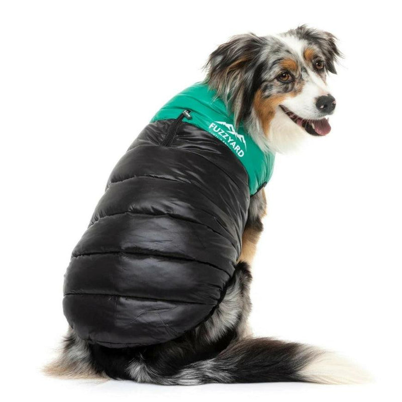 FuzzYard | East Harlem Dog Puffer Jacket - Green-FuzzYard-Love My Hound