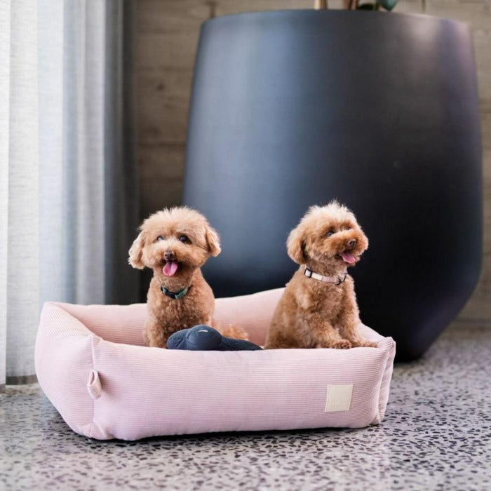 FuzzYard Life Corduroy Bed - Soft Blush-FuzzYard Life-Love My Hound