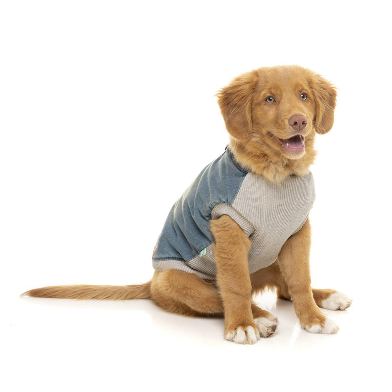 FuzzYard | MacGyver Dog Harness Jacket - Denim-FuzzYard-Love My Hound