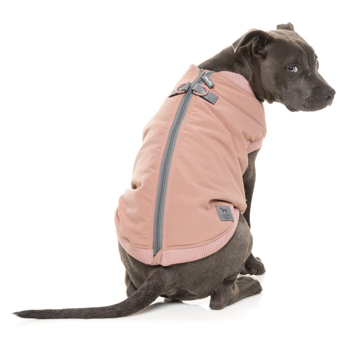 FuzzYard | MacGyver Dog Harness Jacket - Dusky Pink-FuzzYard-Love My Hound