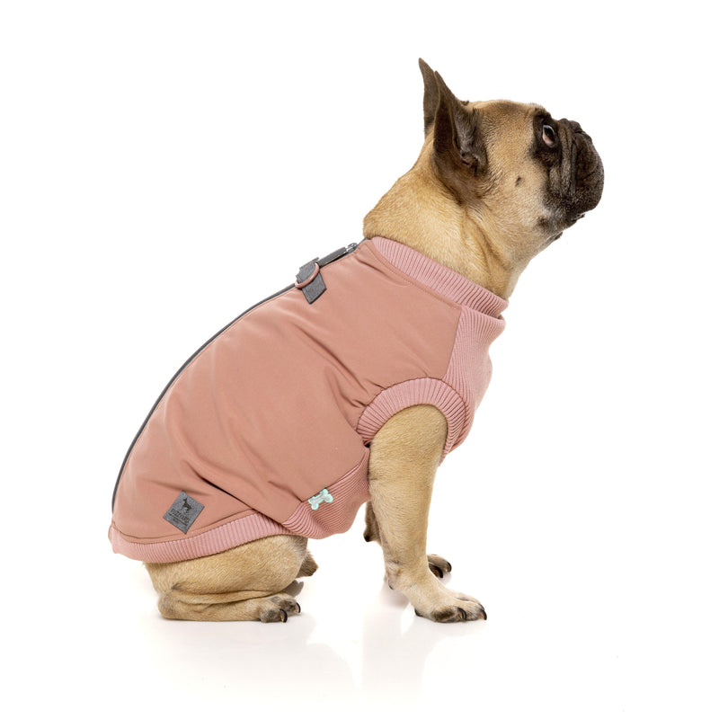 FuzzYard | MacGyver Dog Harness Jacket - Dusky Pink-FuzzYard-Love My Hound
