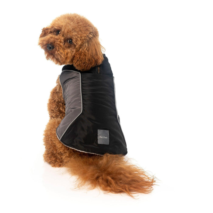 FuzzYard | Pac Dog Jacket - Black/Grey-FuzzYard-Love My Hound