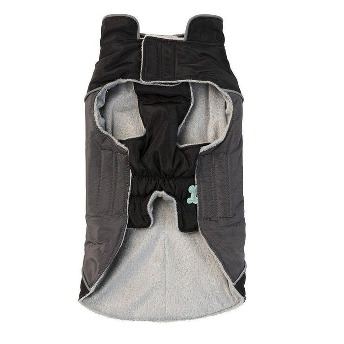 FuzzYard | Pac Dog Jacket - Black/Grey-FuzzYard-Love My Hound
