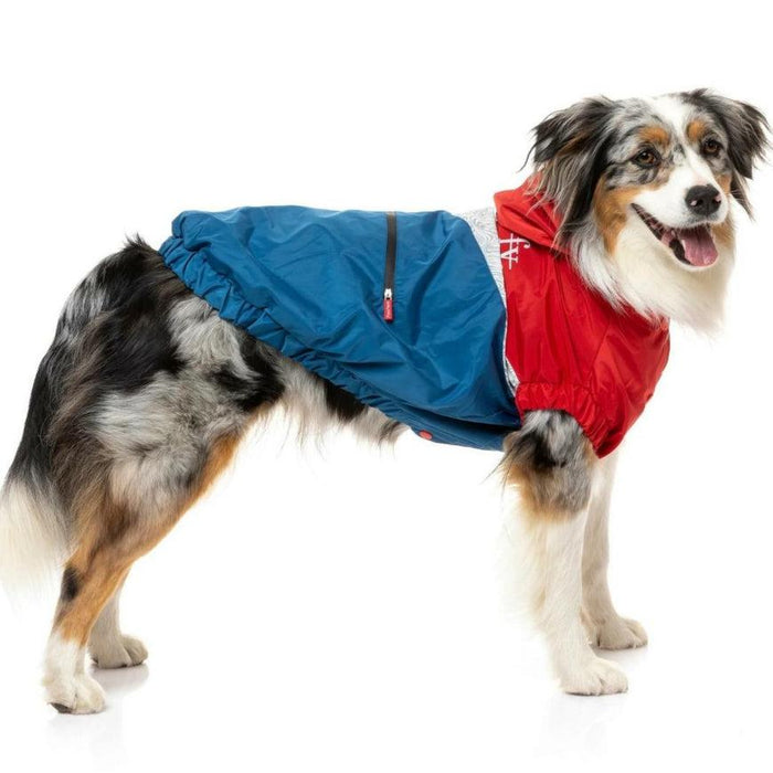 FuzzYard | The Seattle Raincoat - Red & Blue-FuzzYard-Love My Hound