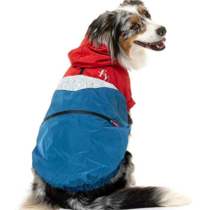 FuzzYard | The Seattle Raincoat - Red & Blue-FuzzYard-Love My Hound
