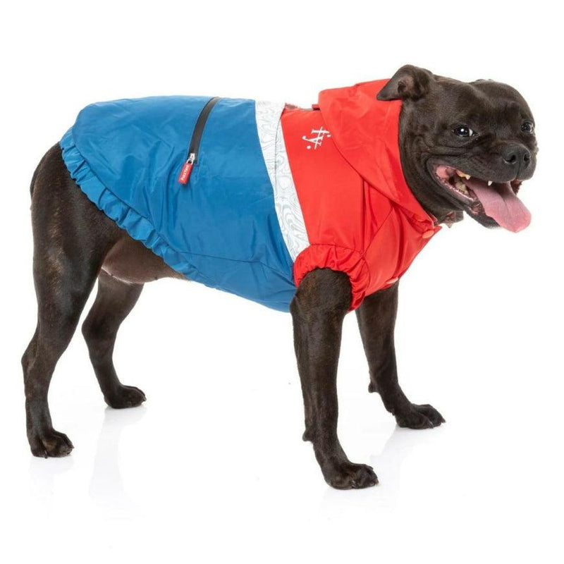 FuzzYard | The Seattle Raincoat - Red & Blue-FuzzYard-Love My Hound