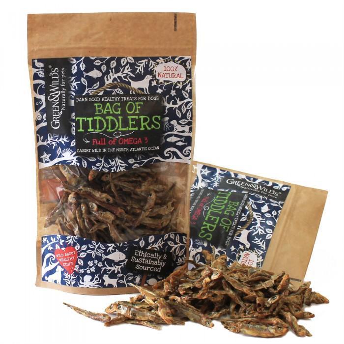 Green & Wilds - Bag of Tiddlers Dog Treats - 75g