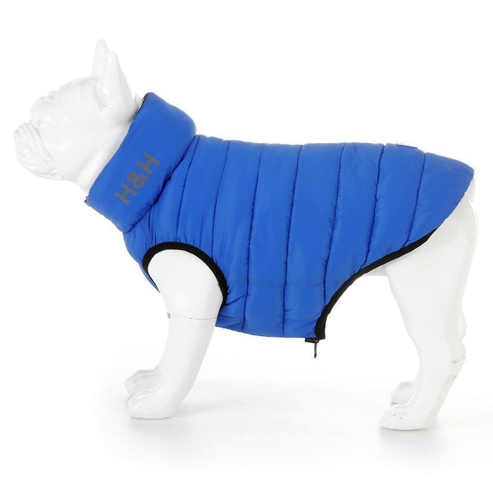 Hugo & Hudson - Reversible Puffer Jacket - Blue/Navy-Hugo & Hudson-Love My Hound