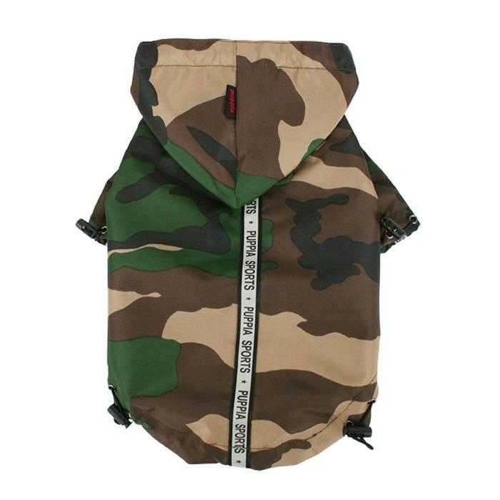 Puppia Base Dog Raincoat - Camo-Puppia-Love My Hound