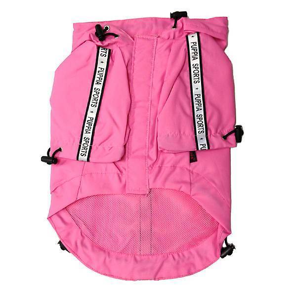 Puppia Base Dog Raincoat - Pink-Puppia-Love My Hound