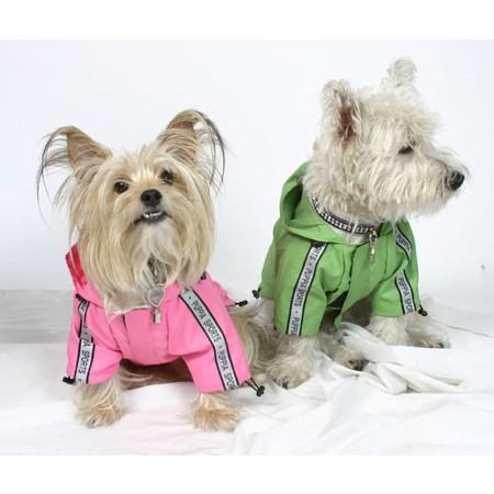 Puppia Base Dog Raincoat - Pink-Puppia-Love My Hound