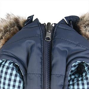 Puppia - Hollis Parker - Reversible Dog Coat - Blue-Puppia-Love My Hound