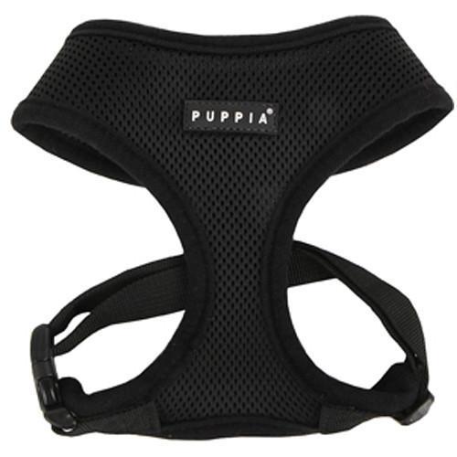 Puppia Soft Dog Harness (A) - Black